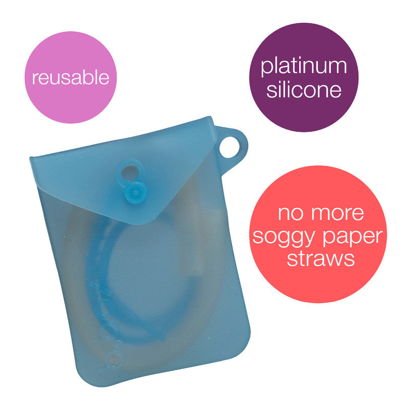 b.box Silicone Straw Travel Pack