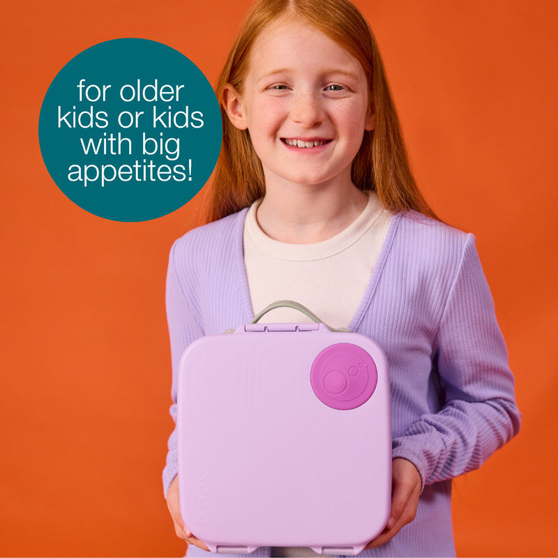b.box Mini Lunchbox | Bento Box with 3 Compartments (2 Leakproof) | Ideal for Toddlers, Kids Lunch & Snacks | Fits Whole Piece of Fruit | BPA Free, chillout