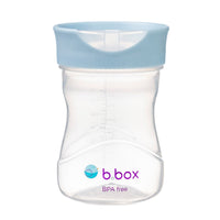 b.box Toddler Training Cup: Free Flow, Easy Transition from Sippy to Big Kid Cup. BPA-Free, Dishwasher Safe | 12m+ | 240ml (lullaby ocean)_1