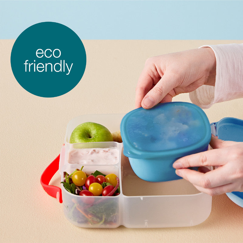 b.box Lunch Tub | Fits inside b.box Lunchbox | Food Container for | Silicone Lid, Plastic Tub | Dishwasher & Microwave Safe | 400ml/13.6