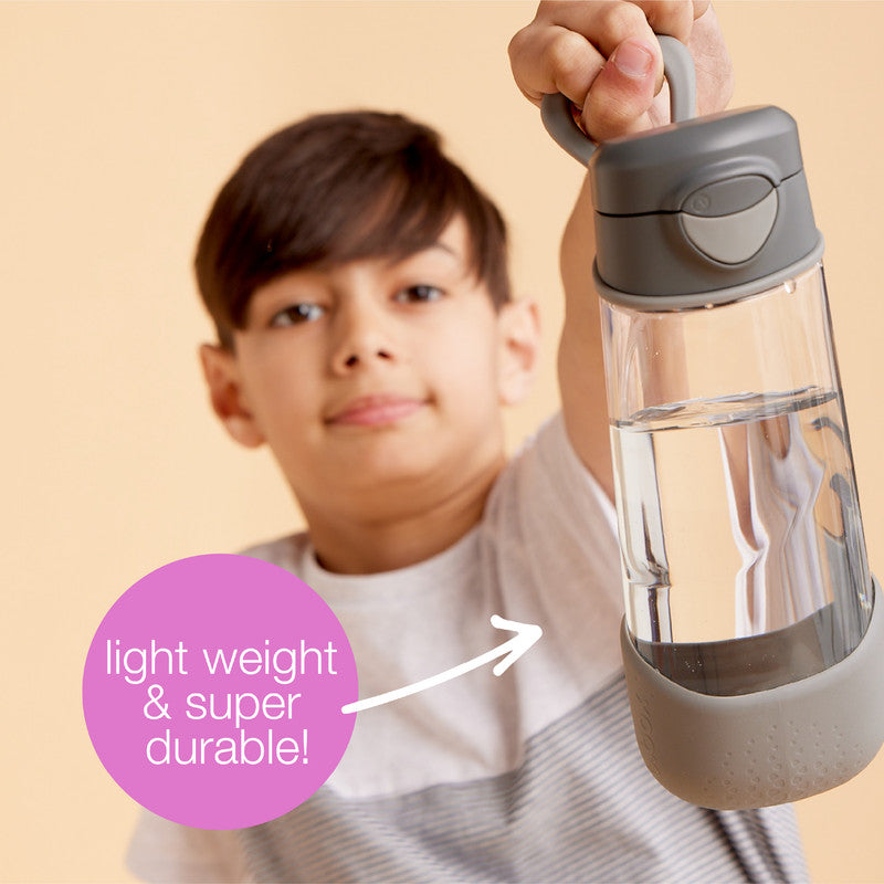 b.box Sport Spout Drink & Water Bottle | Easy Grip Bottle and Leakproof Lid | Cool Modern Child Friendly Design, Tilt and Sip | 600ml/20( lilac pop)