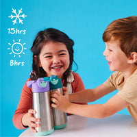 b.box Insulated Sport Spout Drink & Water Bottle | Tilt and Sip |Keeps Drinks Cold up to 15hrs, Warm up to 8hrs | 500ml/16.9( ocean breeze)_5