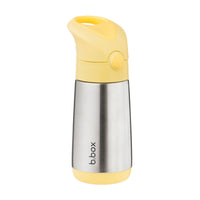 b.box Insulated Drink & Water Bottle | Insulated Double Wall Stainless Steel | Keeps Drinks Cold up to 8hrs, Warm up to 6hrs | 350ml/12(lemon twist)_1