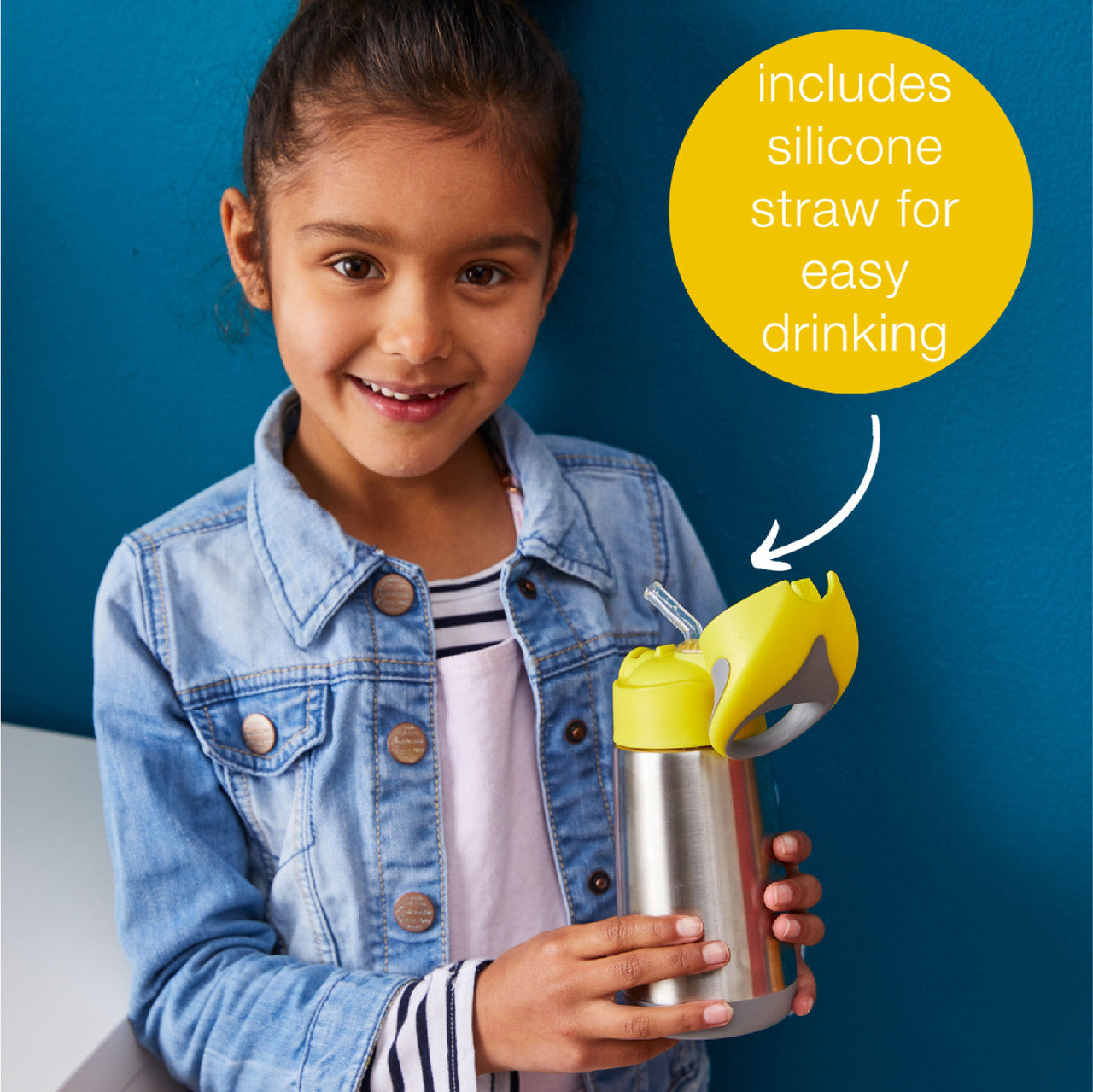 b.box Insulated Drink & Water Bottle | Insulated Double Wall Stainless Steel | Keeps Drinks Cold up to 8hrs, Warm up to 6hrs | 350ml/12(emerald forest)
