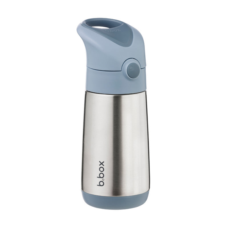 b.box Insulated Drink & Water Bottle | Insulated Double Wall Stainless Steel | Keeps Drinks Cold up to 8hrs, Warm up to 6hrs | 350ml/12(Chill out)