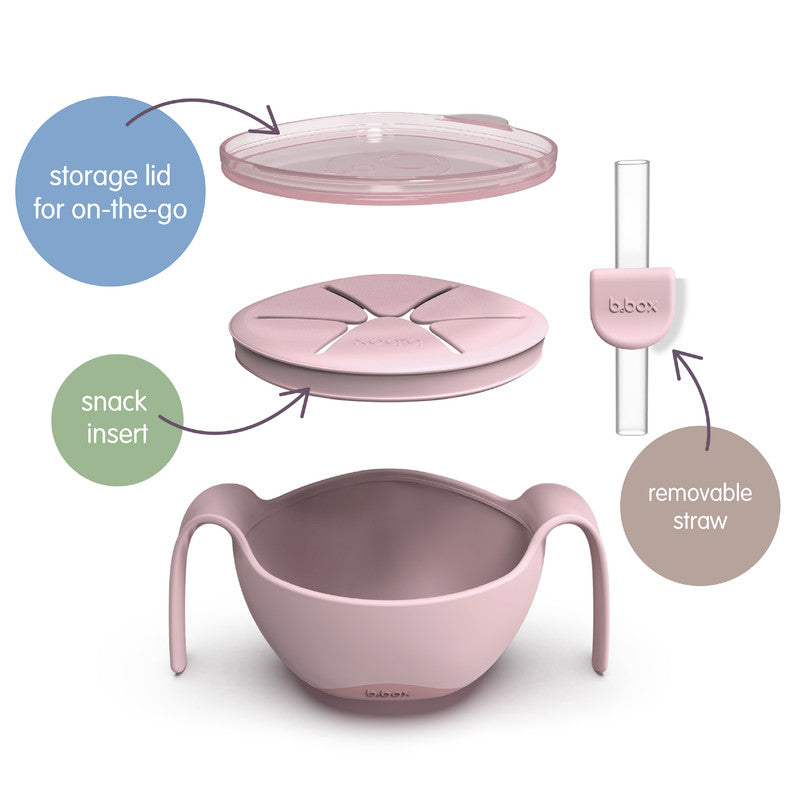 B.Box Sip + Snack Bowl (Blush)