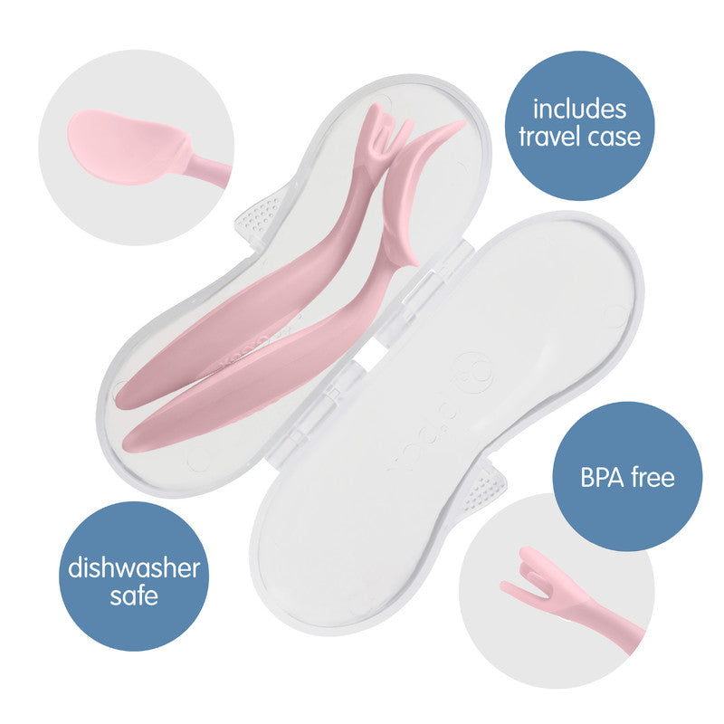B.Box Toddler Cutlery (Blush)
