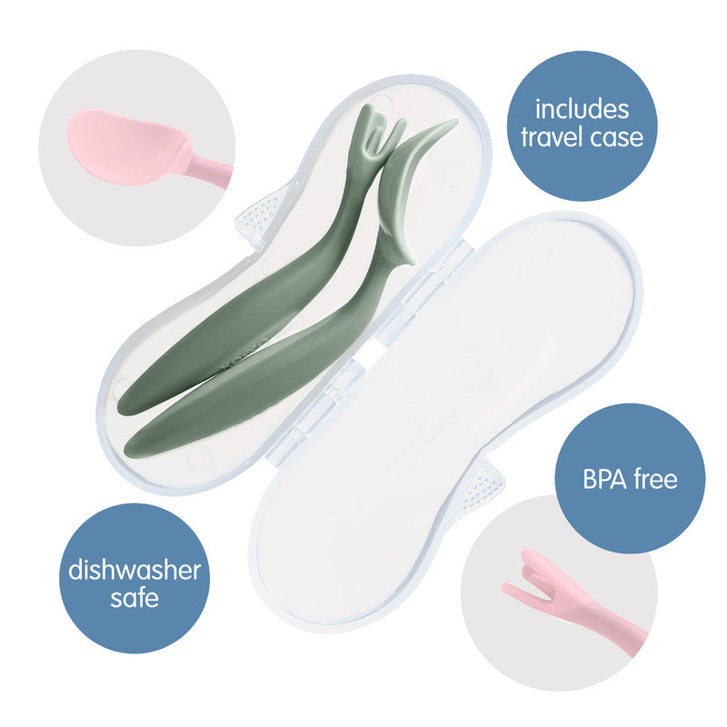 B.Box Toddler Cutlery (sage)