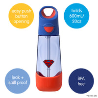 B.box 600ml Tritan Drink Bottle - Superman_5