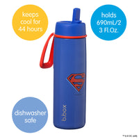 B.boxInsulated Flip Top Bottle - 690ml - Superman_3