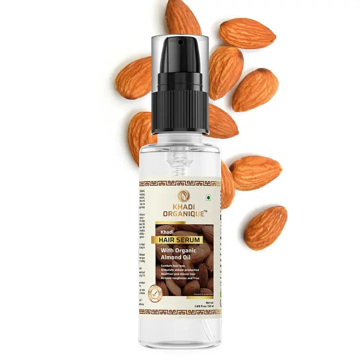 Khadi Organique Hair Serum (With Organic Almond Oil) 50ml