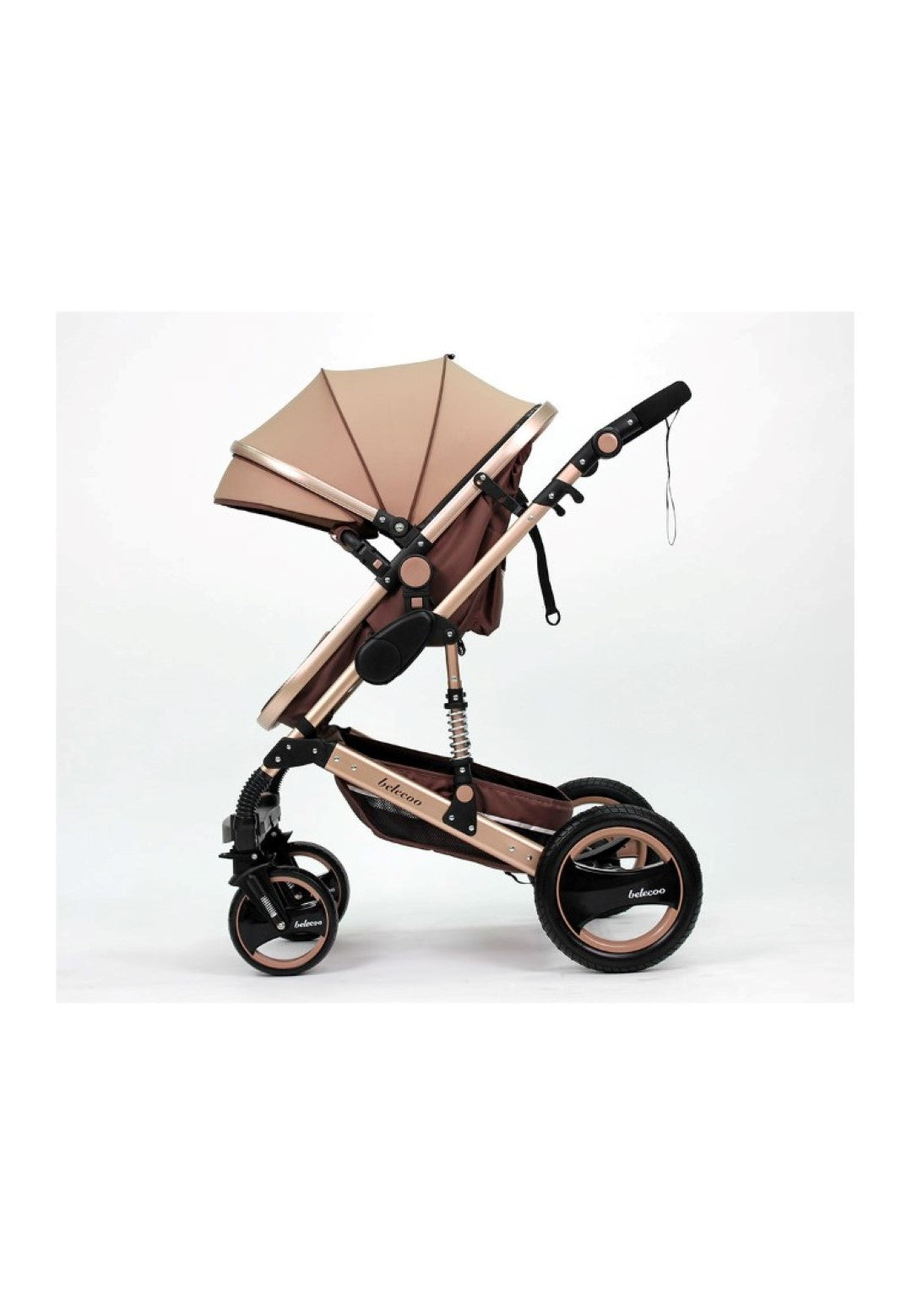 Belecoo 6 Khaki - Classic 3 in 1 Pram