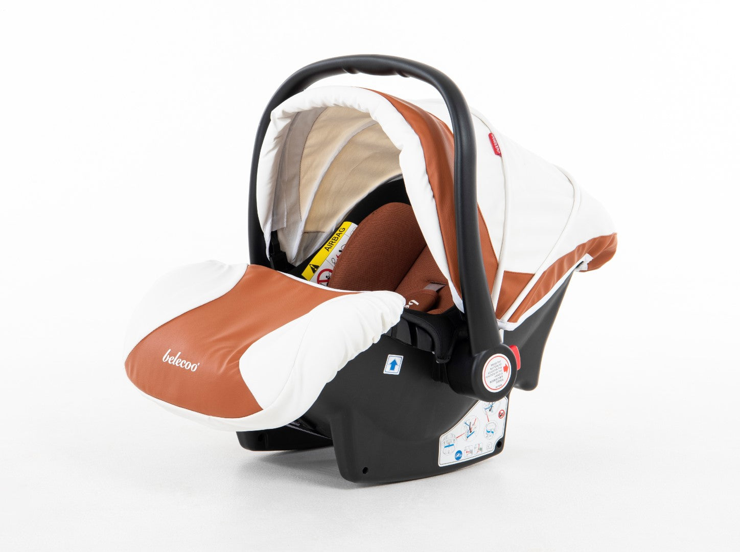 Belecoo 8 White & Beige - 4 in 1 Luxury Travel System