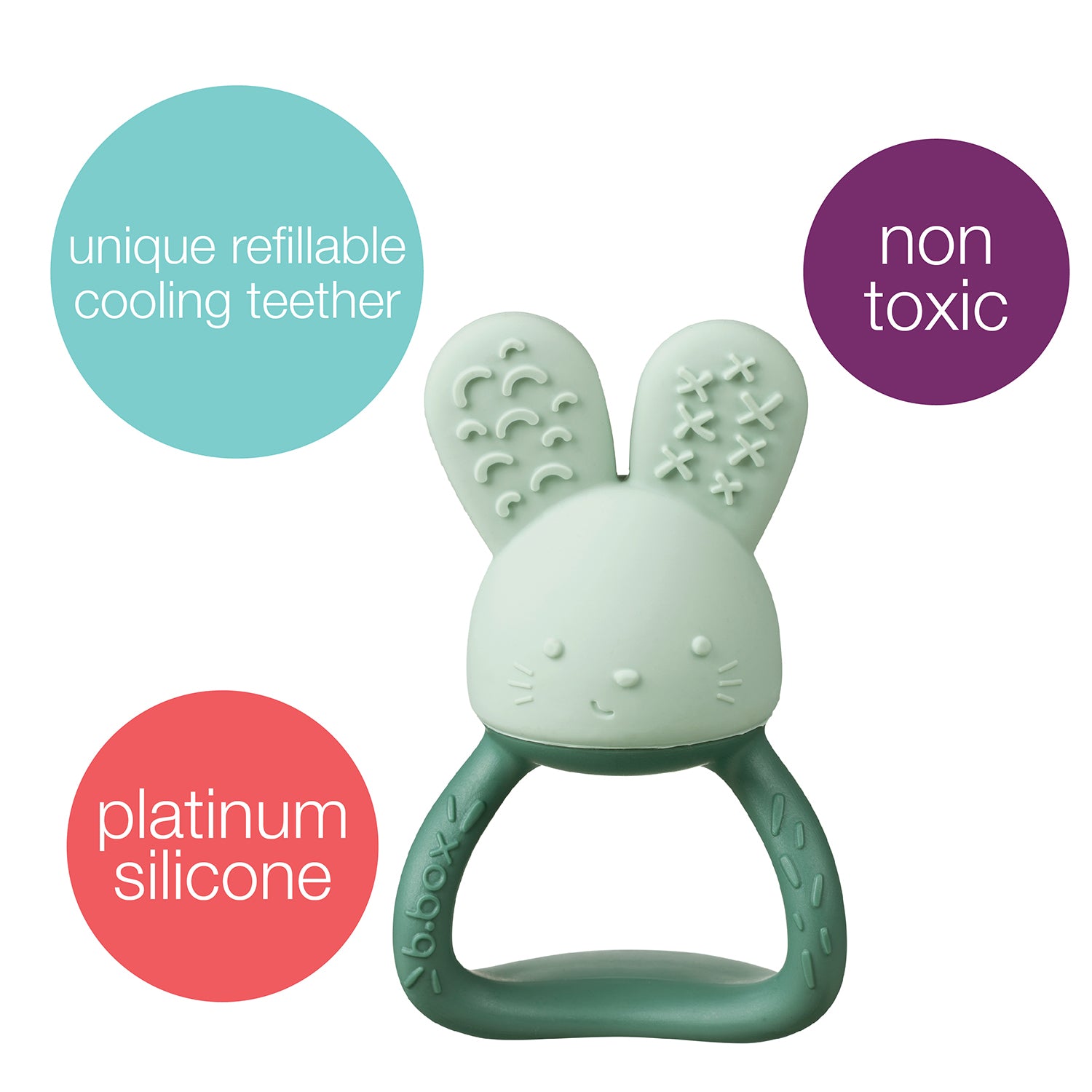 b.box Baby Chill + Fill Teether & Transition Value Pack 4in1 For Toddlers & Kids