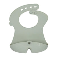 b.box Baby Feeding 2 in 1 Suction plate Removable divider to age up, Grows with your child & Silicone Bib with Big Pocket_6