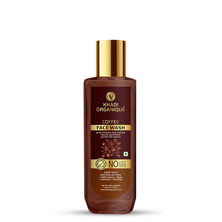 Khadi Organique Coffee Face Wash (SLS & paraben Free) 100ml