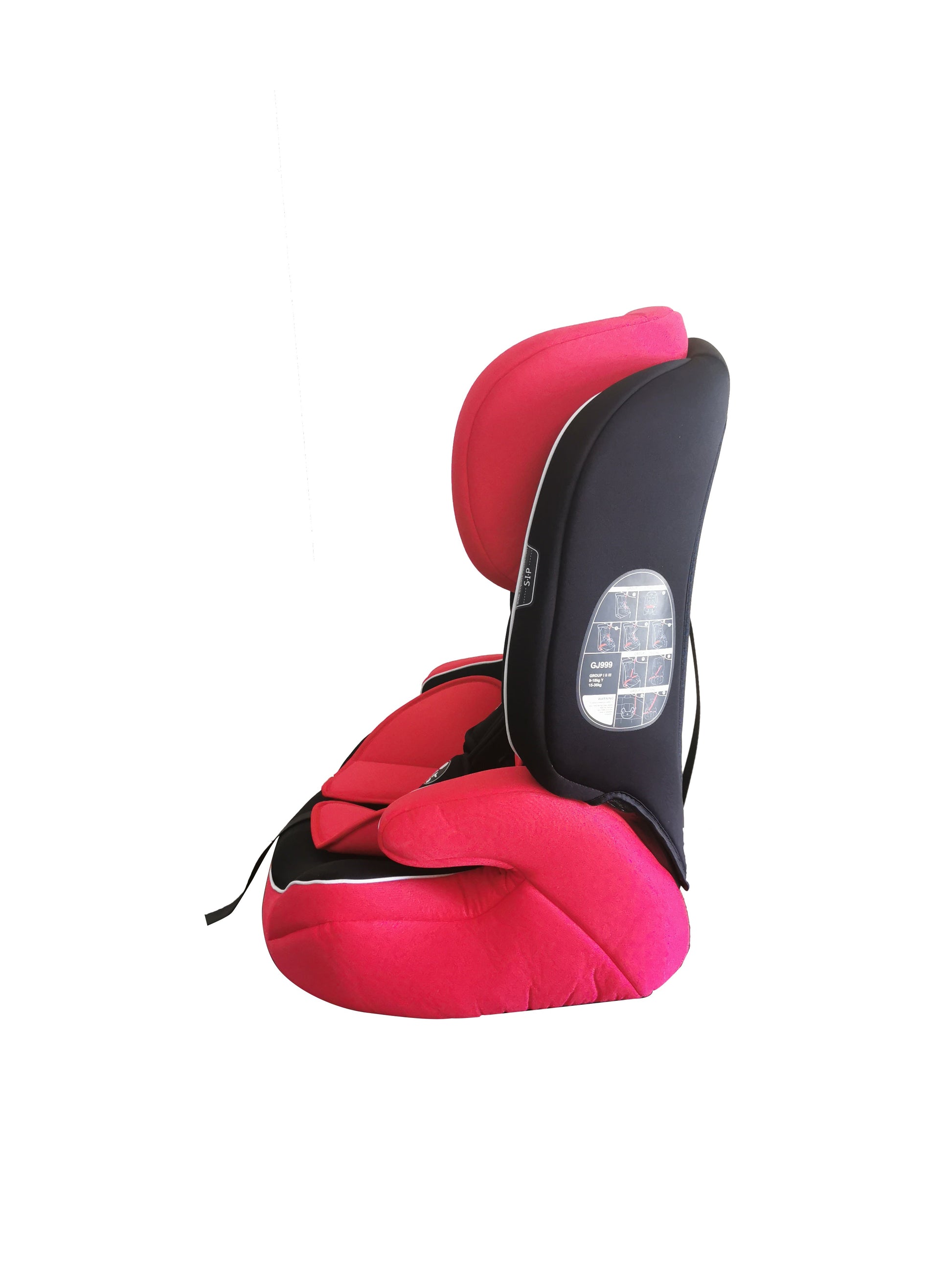 Belecoo - Sip Car Seat Blue (9M To 12Y, 9-36 Kg) - Red
