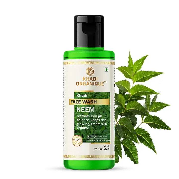 Khadi Organique Neem Face Wash 210ml