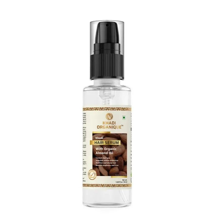 Khadi Organique Hair Serum (With Organic Almond Oil) 50ml