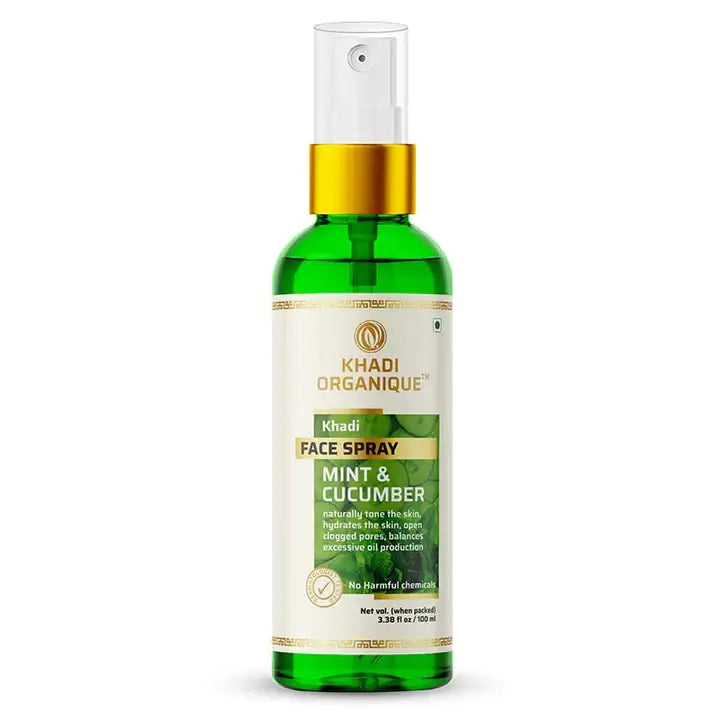 Khadi Organique  Mint Cucumber Face freshner 100Ml