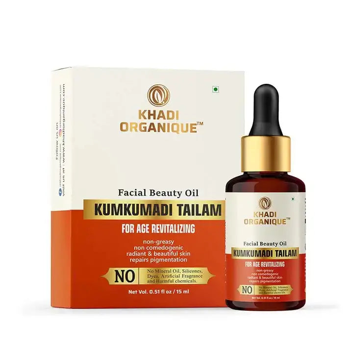 Khadi Organique Kumkumadi Facial Oil 15ml