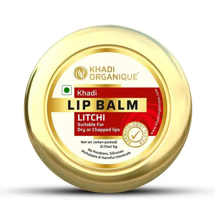 Khadi Organique Litchi Lip Balm 5G