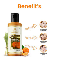 Khadi Organique  Orange & Lemongrass Face Wash (SLS & paraben Free) 210ml_2