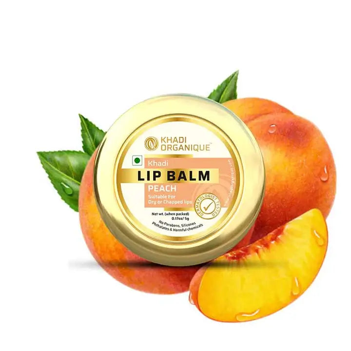 Khadi Organique Peach Lip Balm 5G