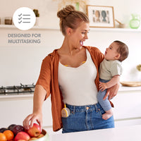 Freestyle™ Hands-Free Double Electric Wearable Breast Pump + Medela - Disposable Bra Pads(Pk/30)_4
