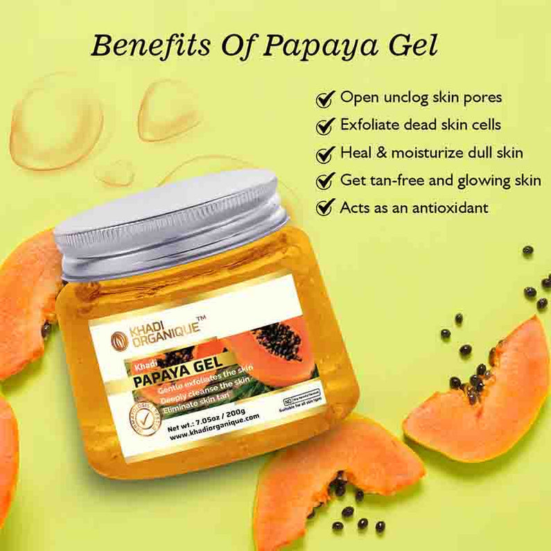  Khadi Organique Papaya Gel 200g