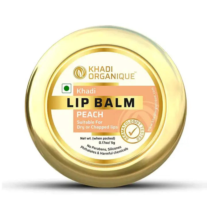 Khadi Organique Peach Lip Balm 5G