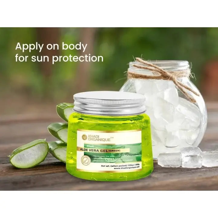 Khadi Organique Aloe Vera Gel (Green) 200G