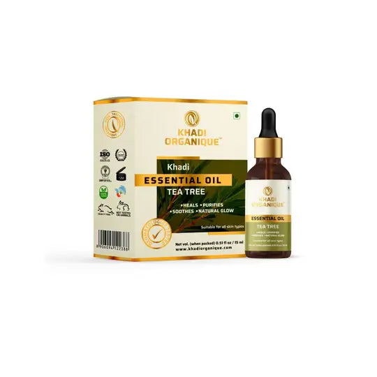 Khadi Organique Tea Tree Essential Oil 15ml