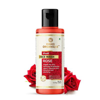 Khadi Organique Rose Face Wash 210ml_3