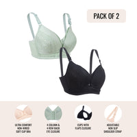 Okus - Full Cup Maternity & Nursing Bra Pack of 2_1