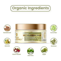 Khadi Organique Sandal & Olive face Nourishing Cream (with sheabutter) 50g_4