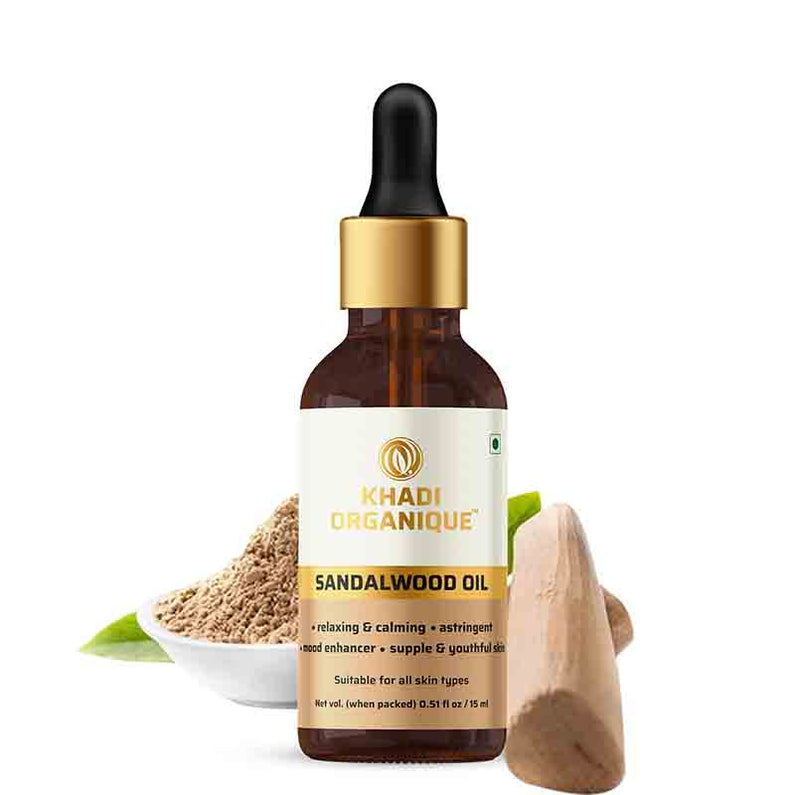 Khadi Organique Sandalwood Essential Oil 15ml