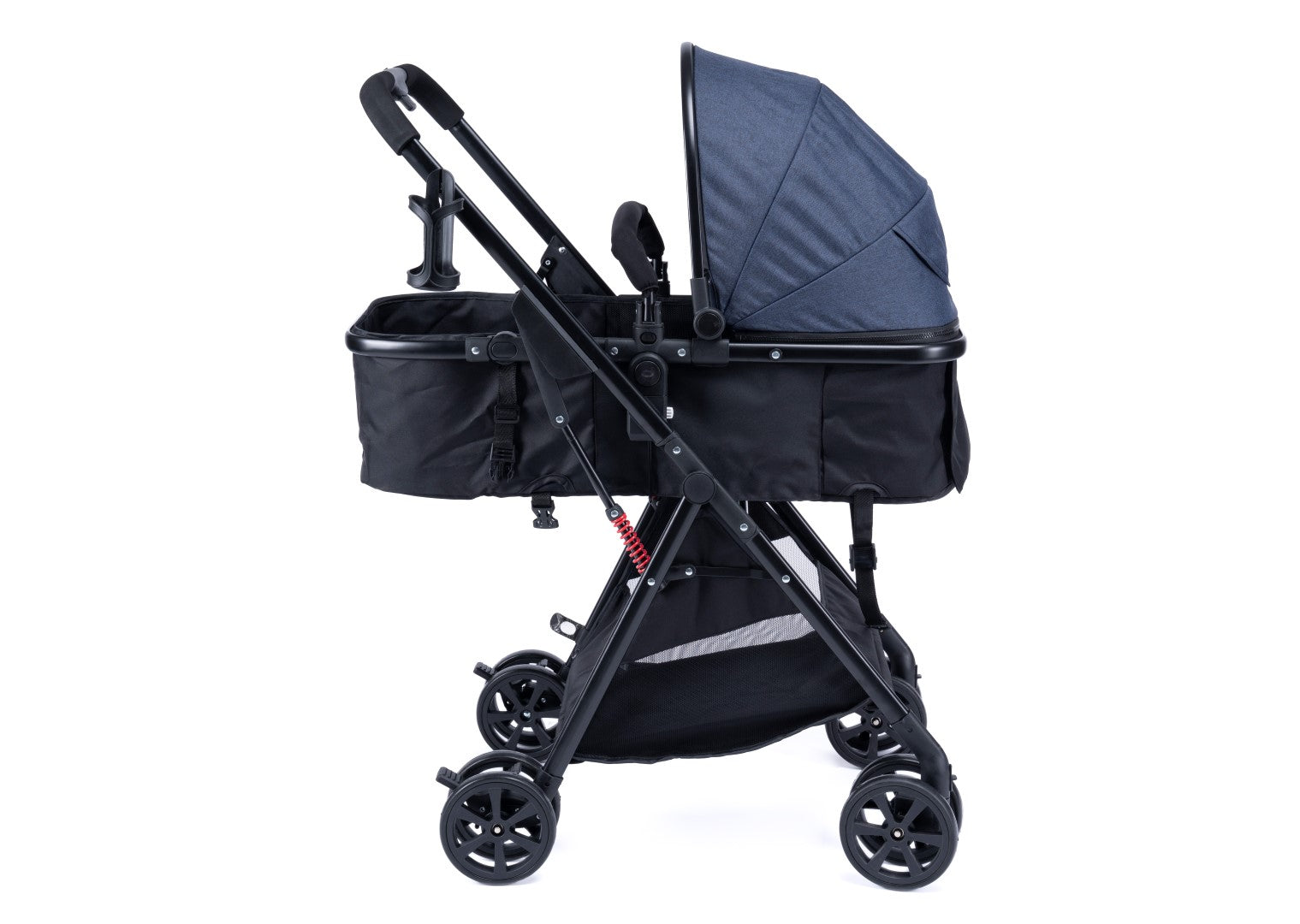UNIQOO - 5 Portable Pram - Blue