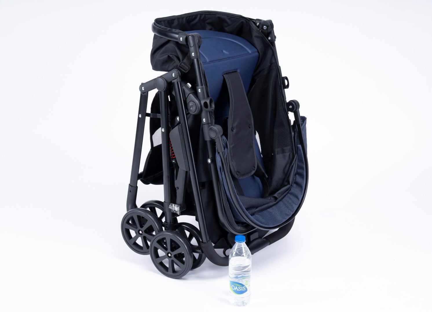 UNIQOO - 5 Portable Pram - Blue