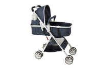 Uniqoo - 6 Premium Portable Pram W/ Diaper Bag - Blue_3
