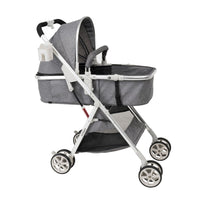 Uniqoo - 6 Premium Portable Pram W/ Diaper Bag - Grey_1