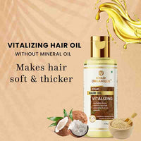 Khadi Organique Vitalizing hair oil (Mineral Oil Free) 210ml_2