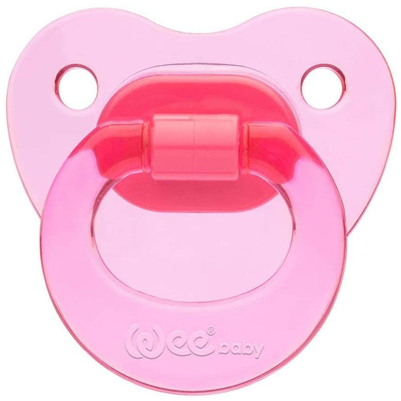 Wee Baby -Candy Body Orthodontic Soother 0-6 Months  Pack of 4, Assorted Colors