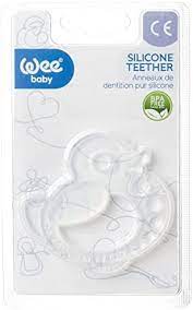 Wee Baby - Silicone Teether Transparent Assorted Animals