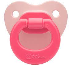 Wee Baby -Opaque Body Colorful Orthodontical Soother 6-18 Months  Pack of 4, Assorted Colors