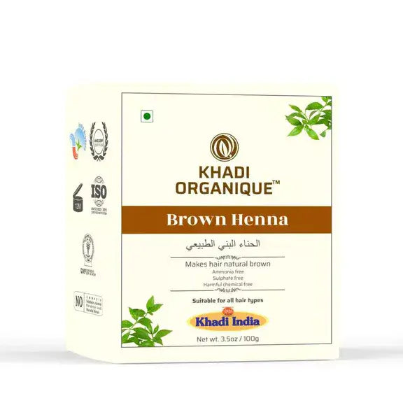 Khadi Organique Natural Brown Henna 100g