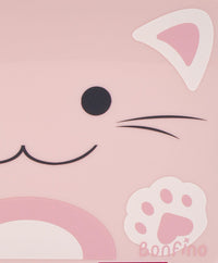 Bonfino Lunch Box, Cat Theme, Easy to Carry, Leak-Proof Lid, Microwave Safe, 3 Years+, 22 x 15.5 x 5cm - Pink_8