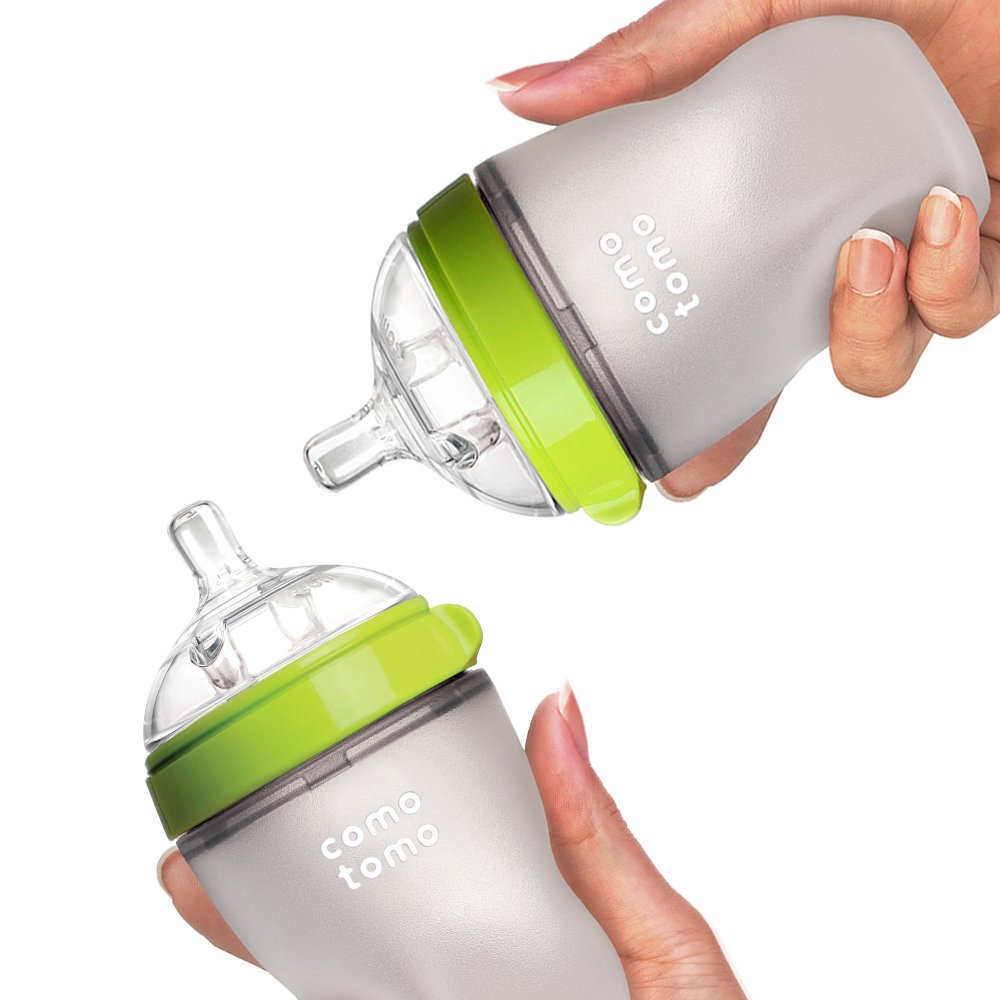 Comotomo - Baby Bottle Bundle Green
