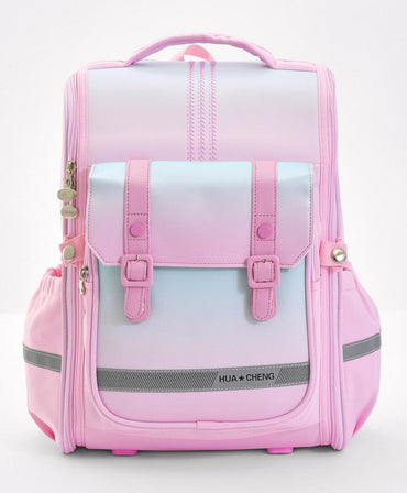 /arbonfino-school-bag-night-reflective-light-s-spine-curve-support-heat-dissipating-mesh-back-6-years-pink-17-inches