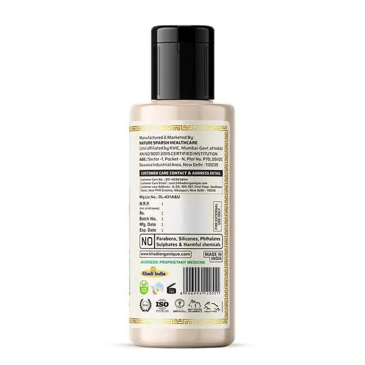 Khadi Organique Jasmine Mongra Body Wash SLS & Paraben free 210ml